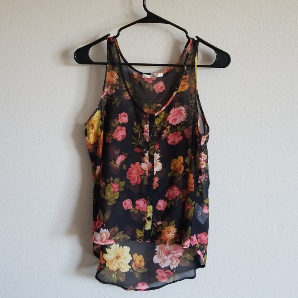 Flower patter shirt